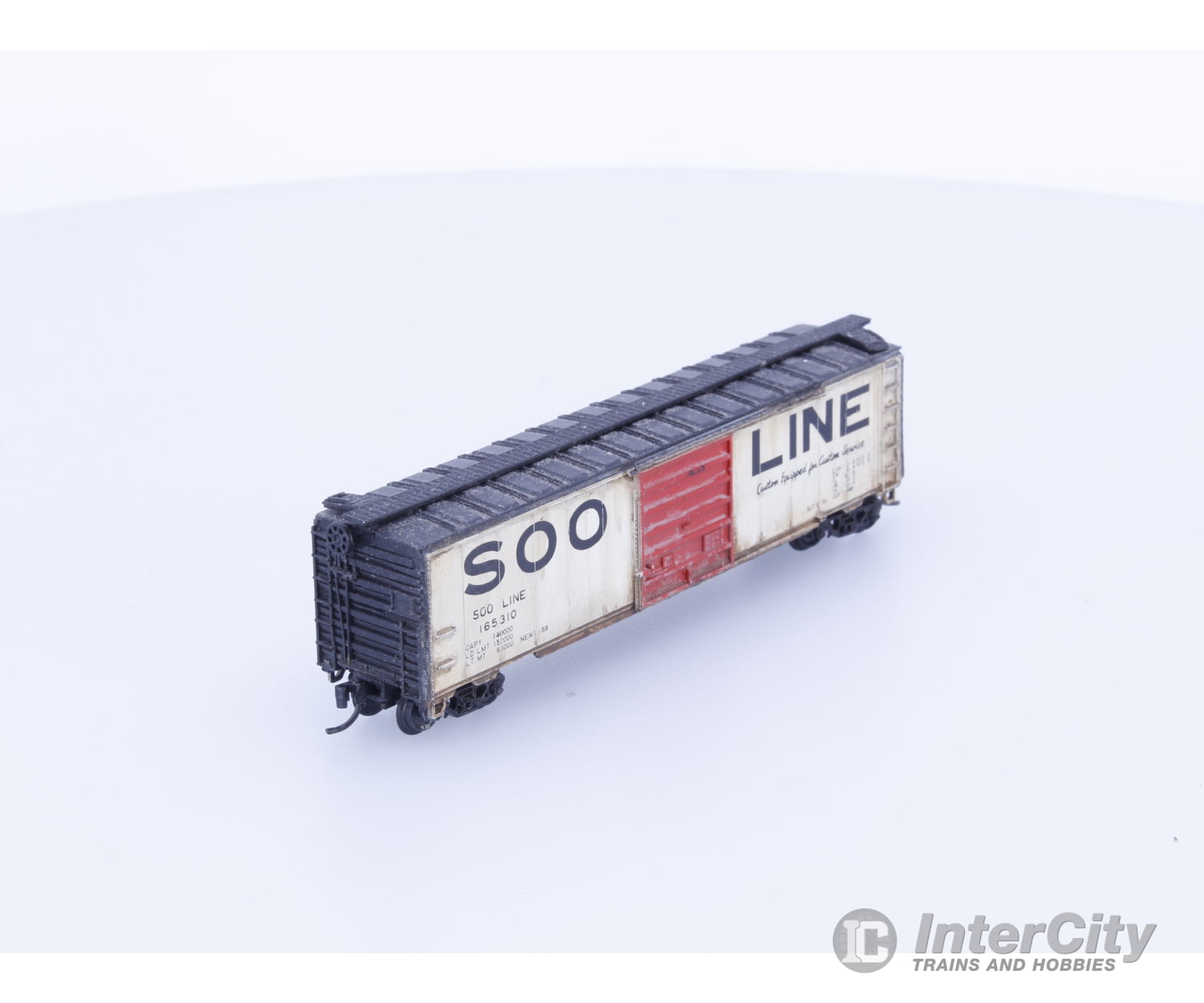 Con Cor 165310 N 50’ Single Door Boxcar Soo Line (SOO) 165310 Freight Cars