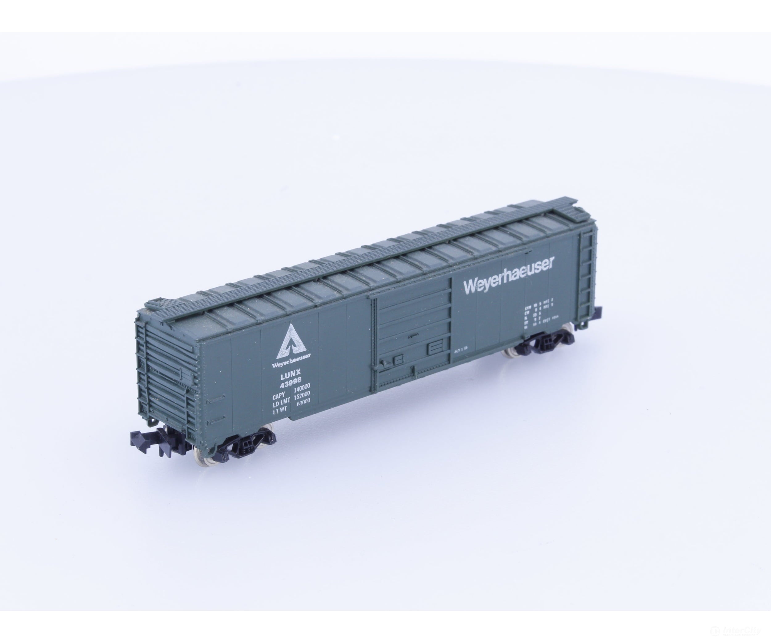 Con Cor 43998 N 50’ Single Door Boxcar Weyerhaeuser (LUNX) 43998 - Freight Cars