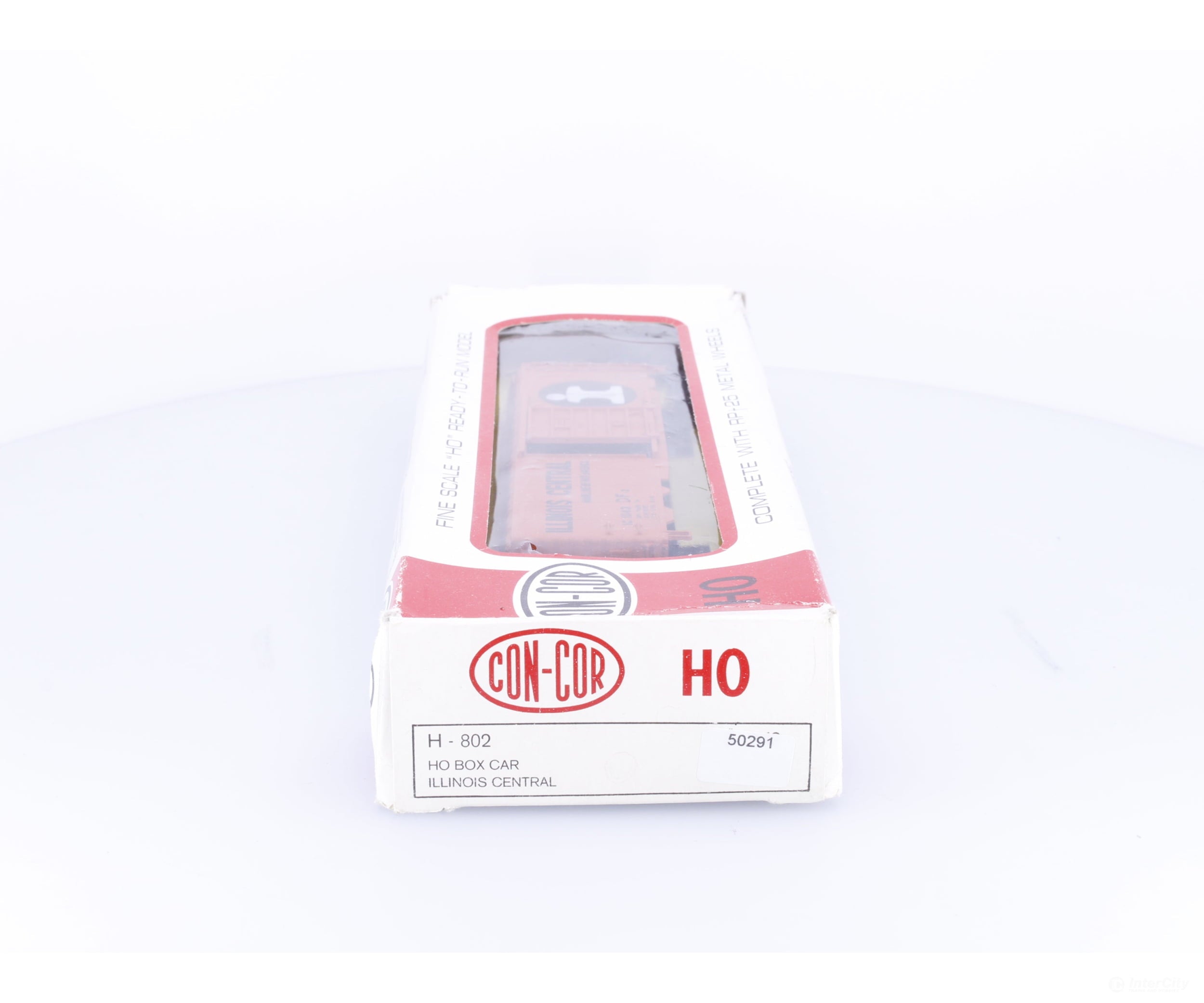 Con Cor 50291 HO 40’ Box Car Illinois Central (IC) DF-2 - Freight Cars