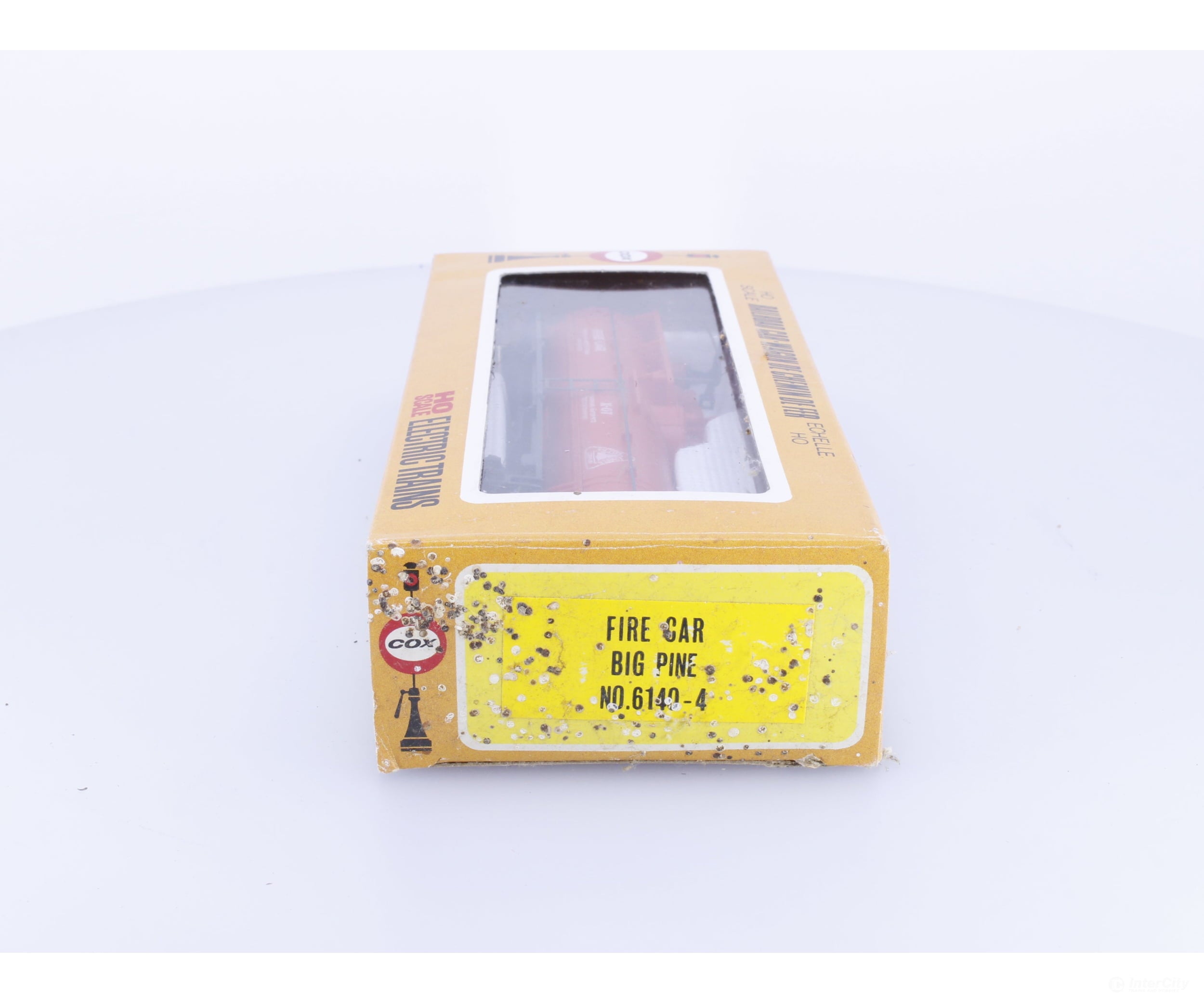 Cox 6140-4 HO Single Dome Fire Tank Car X-07 - Freight Cars