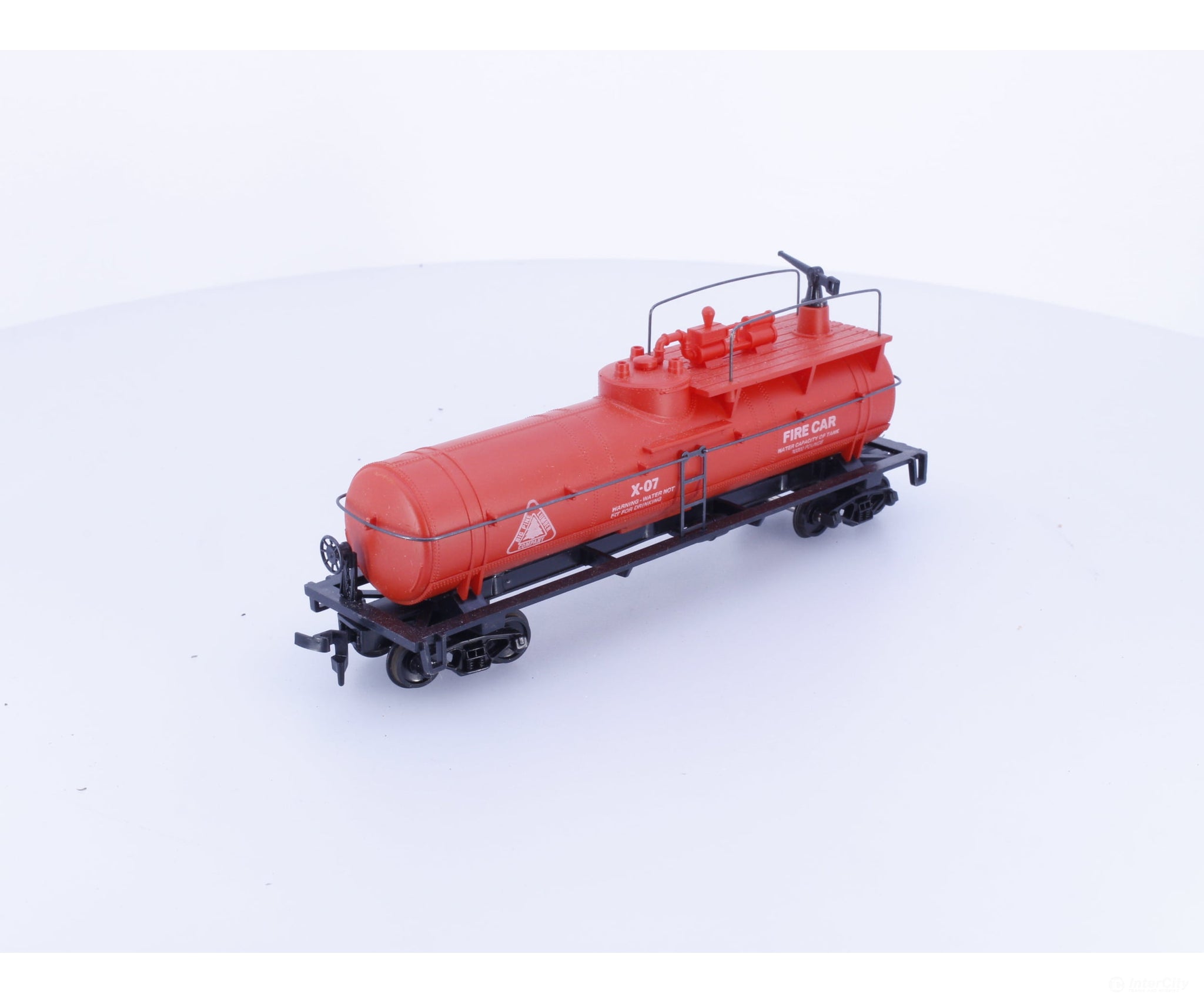 Cox 6140-4 HO Single Dome Fire Tank Car X-07 - Freight Cars