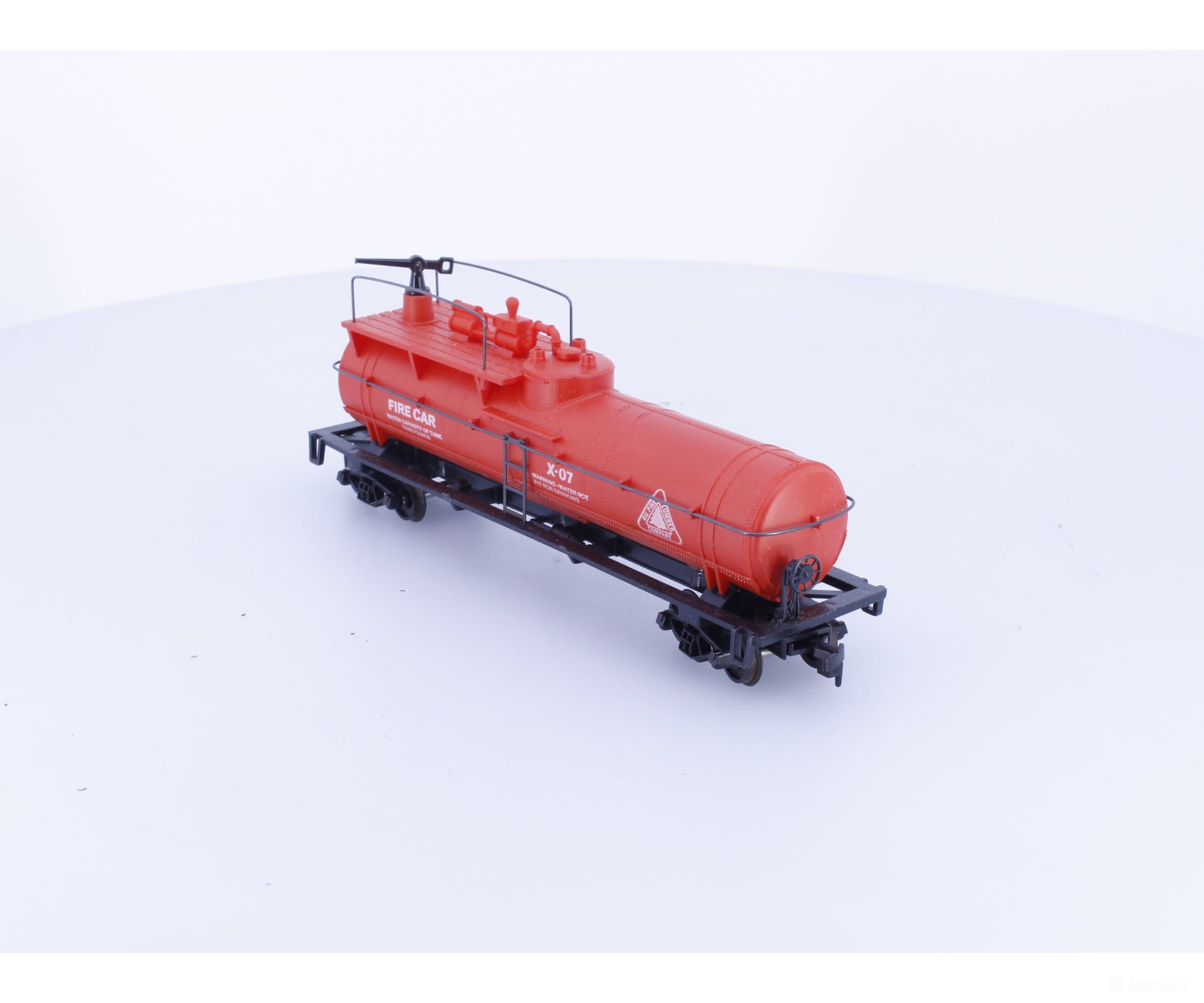 Cox 6140-4 HO Single Dome Fire Tank Car X-07 - Freight Cars