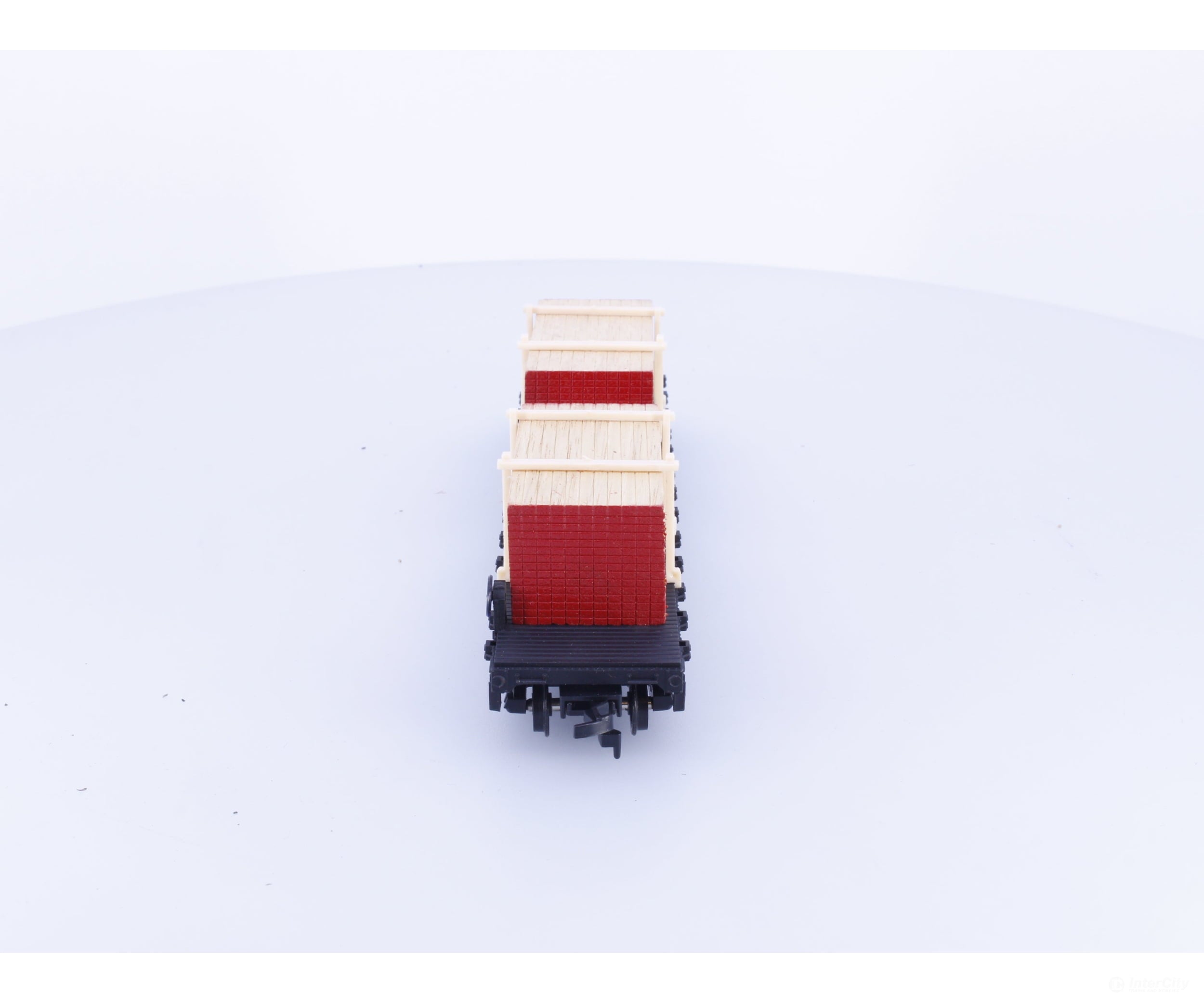 Cox 6152-1 HO Flat Car with 2 Lumber Loads Atchison Topeka and Santa Fe (ATSF) 94138 - Freight Cars