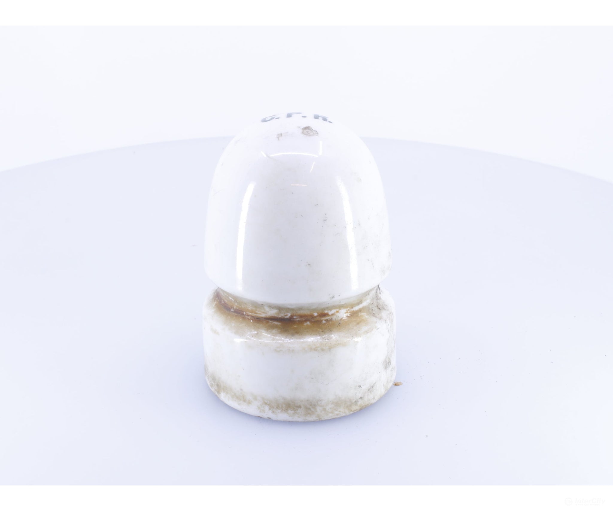 CPR White Porcelain Insulator #4 Canadian Pacific (CP) - Collectibles