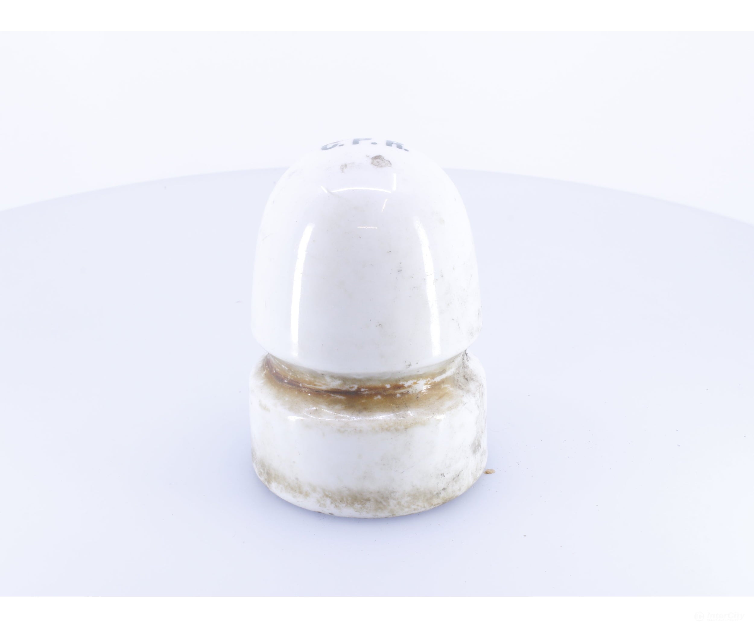 CPR White Porcelain Insulator #4 Canadian Pacific (CP) - Collectibles