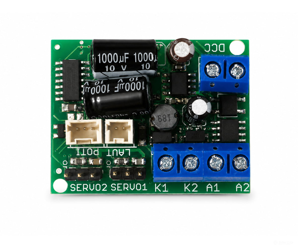 Decoderwerk 00501 Level crossing controller with sound and servo support (DCC) - DCC Accessories