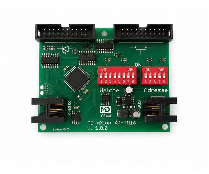 Decoderwerk 03201 16-channel switching module (LocoNet & XpressNet) (LocoNet + XpressNet) - DCC Accessories