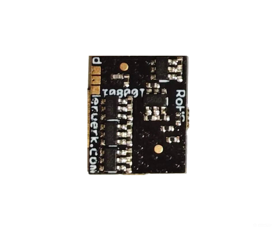 Decoderwerk 100903 Function decoder with 9 outputs directional lighting SUSI and many effects; NEM652 interface; H0/TT