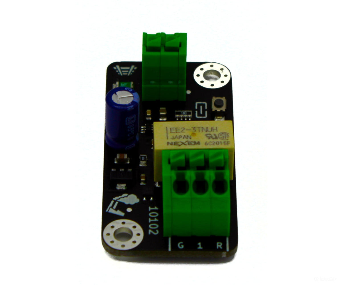 Decoderwerk 10102 1-channel relay decoder with bistable relay for switching various loads (DCC + Motorola) - Stationary