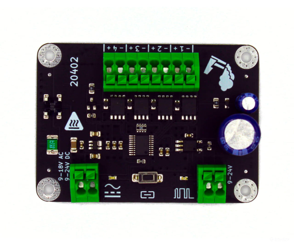 Decoderwerk 20402 4-channel switching decoder for switching various loads using 4 power MOSFETs (DCC + Motorola)