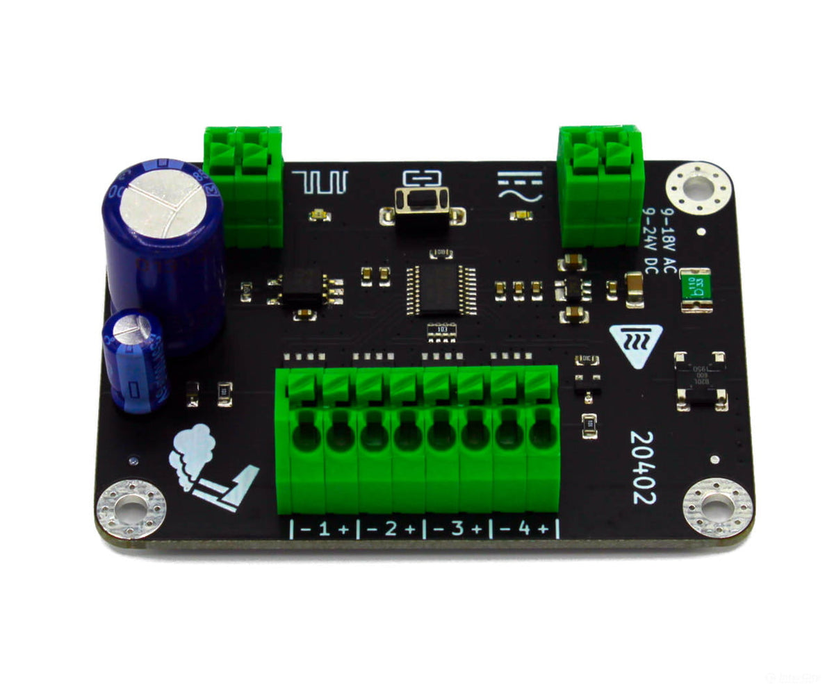 Decoderwerk 20402 4-channel switching decoder for switching various loads using 4 power MOSFETs (DCC + Motorola)