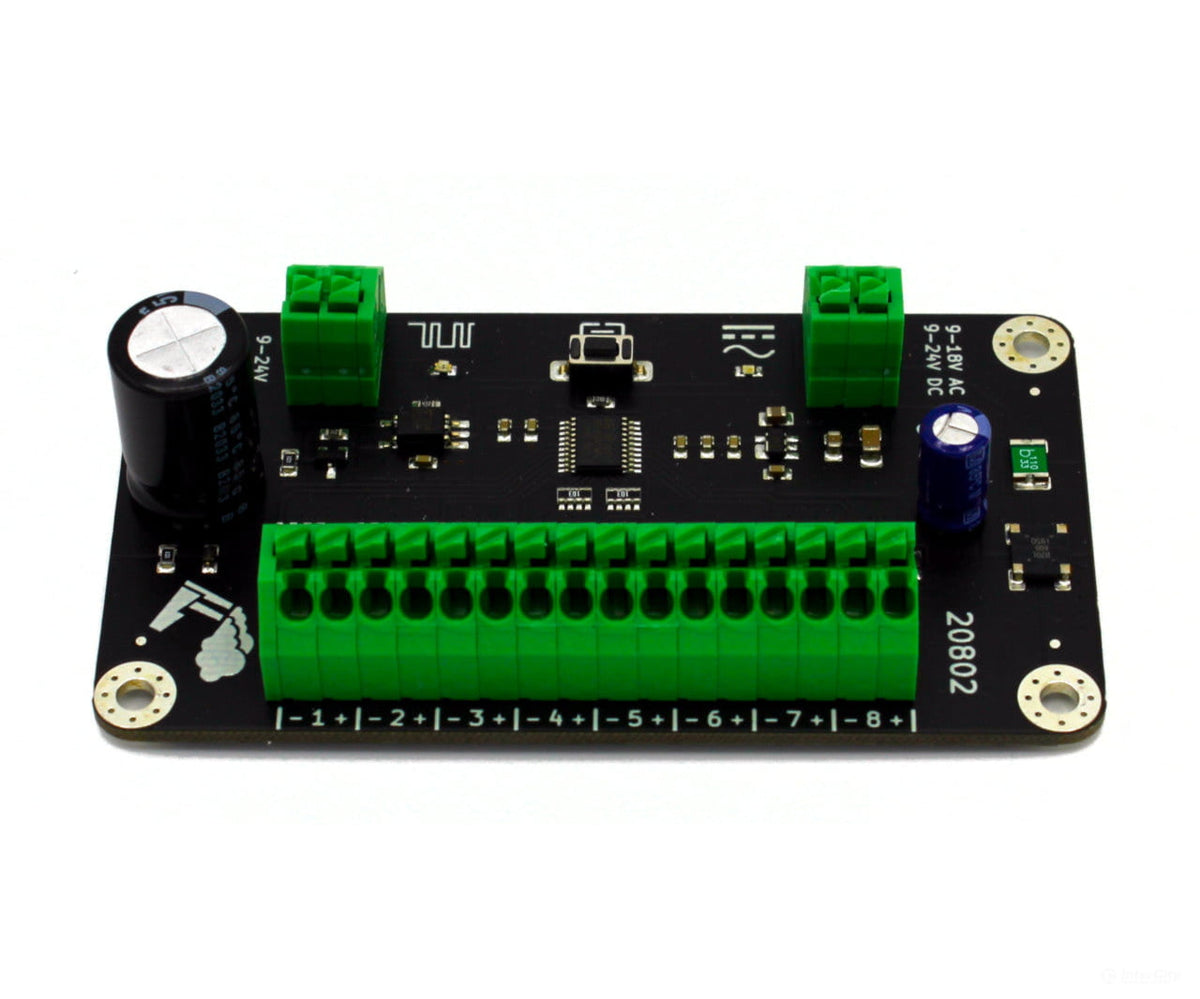 Decoderwerk 20802 8-channel switching decoder for switching various loads Output stage with 8 power MOSFETs (DCC