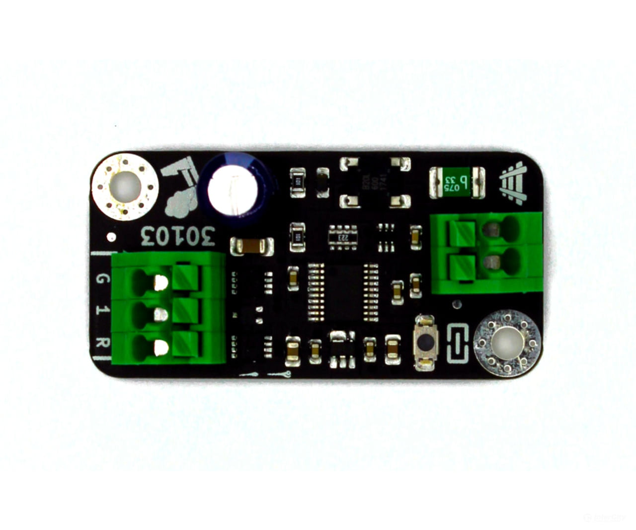 Decoderwerk 30103 1-channel turnout decoder suitable for all solenoid-operated drives (DCC + Motorola) - Stationary