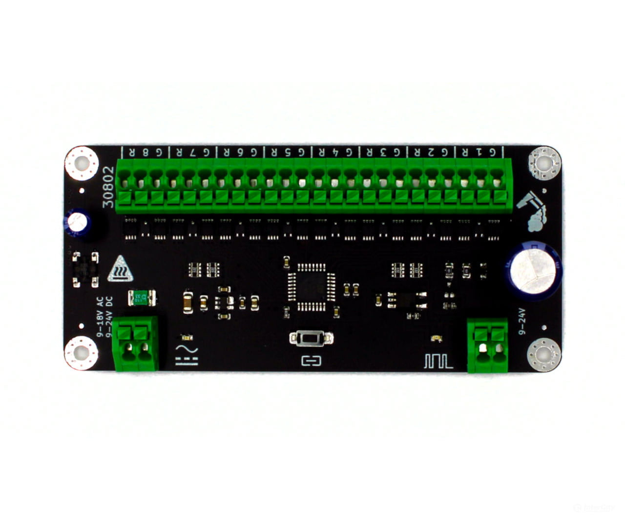 Decoderwerk 30802 8-channel decoder for controlling 8 solenoid-operated turnouts (DCC + Motorola) - Stationary Decoders