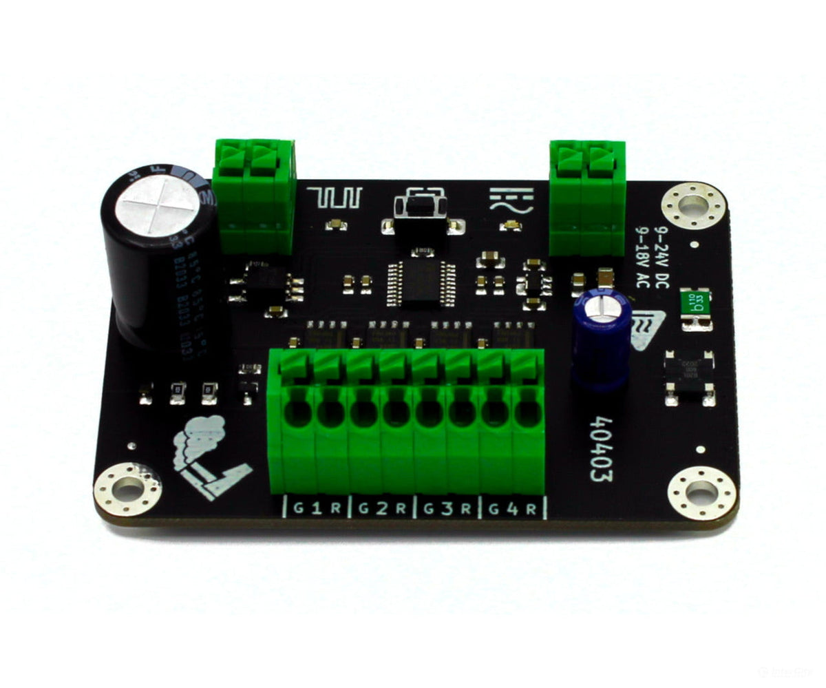 Decoderwerk 40403 4-channel motor decoder for controlling 4 motors and motorized turnout drives (DCC + Motorola)