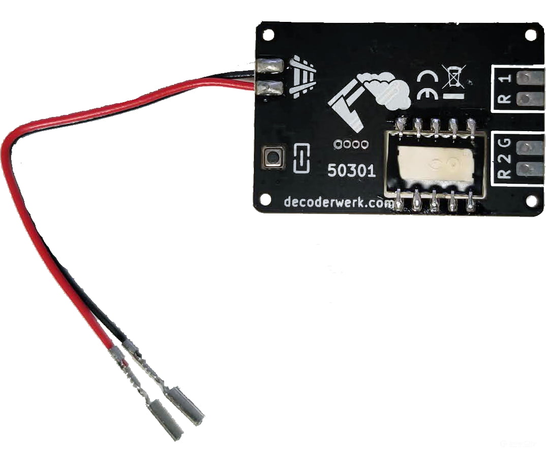 Decoderwerk 50301 C-Track signal decoder for Märklin Startup signals with bistable relay for train control and ABC