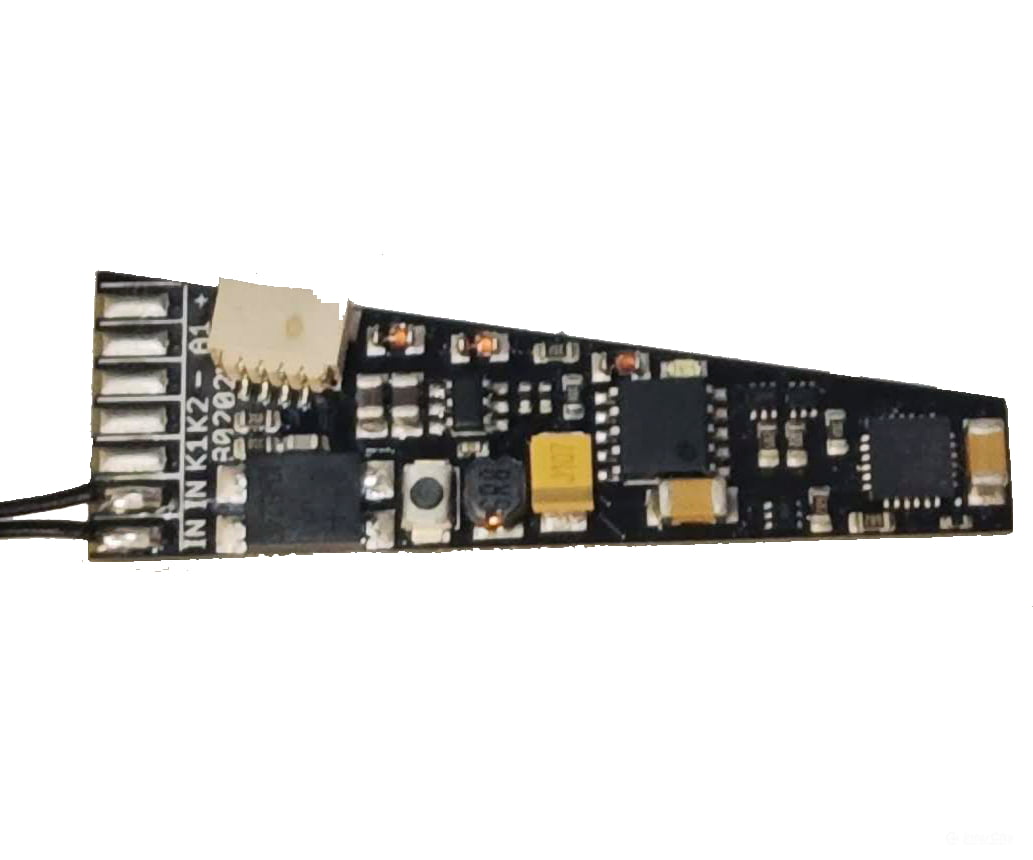Decoderwerk 80202 Motorized digital turnout drive for Tillig TT track with roadbed RailCom (DCC + Motorola) - Track
