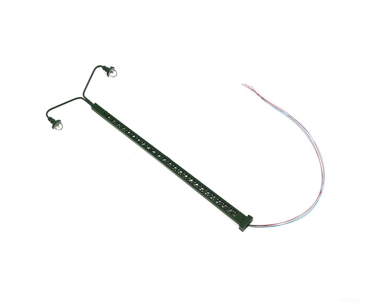 Decoderwerk A005 5x Green twin-light lattice-mast lamp warm white suitable for H0 scale - Lighting & Electronics