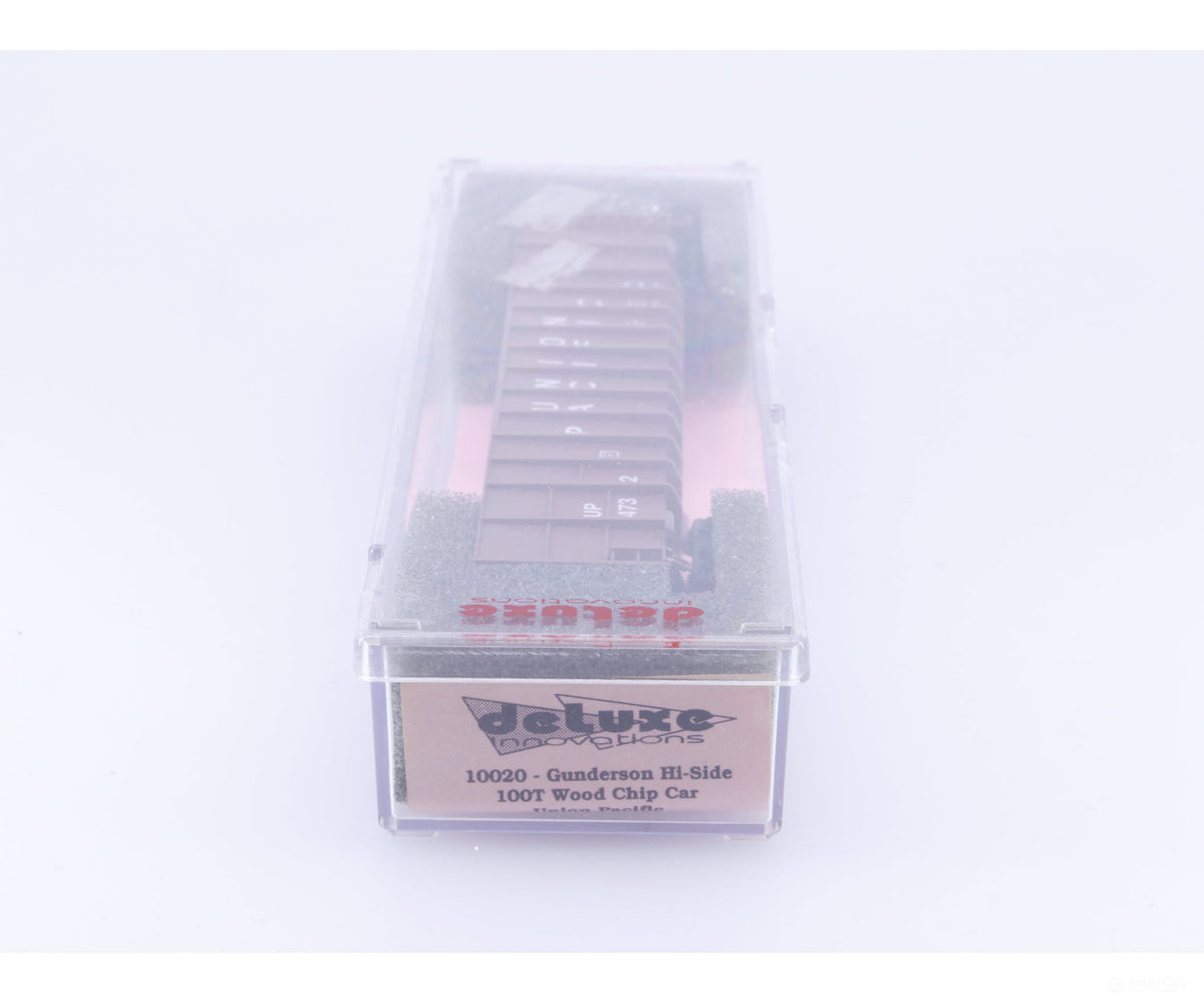Deluxe Innovations 10020 N Gunderson Hi-Side Wood Chip Car Union Pacific (UP) 147312 (#1) - Freight Cars