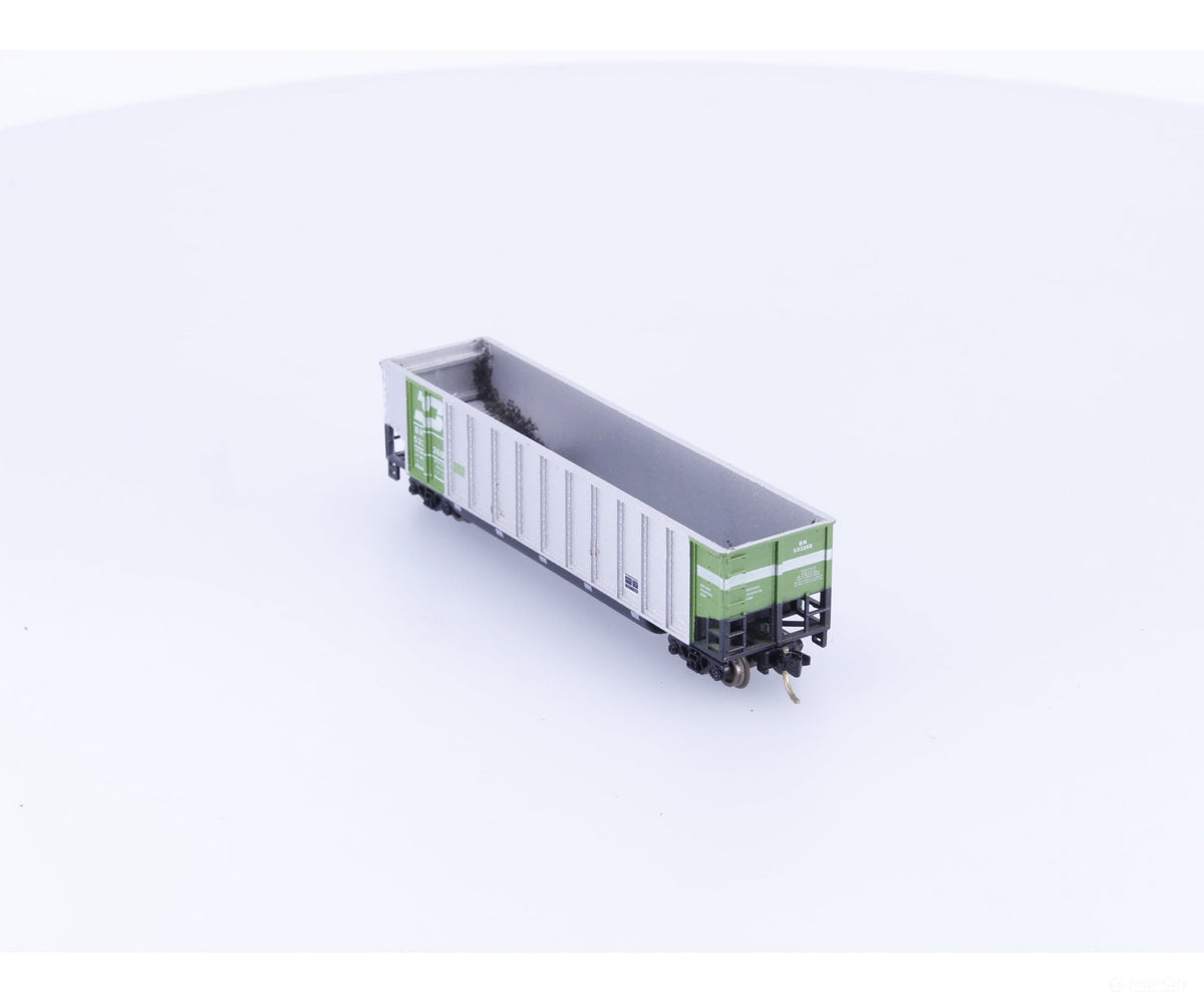 Deluxe Innovations 102040 N Twin Tub Coal Gondola Burlington Northern (BN) 533268 - Freight Cars