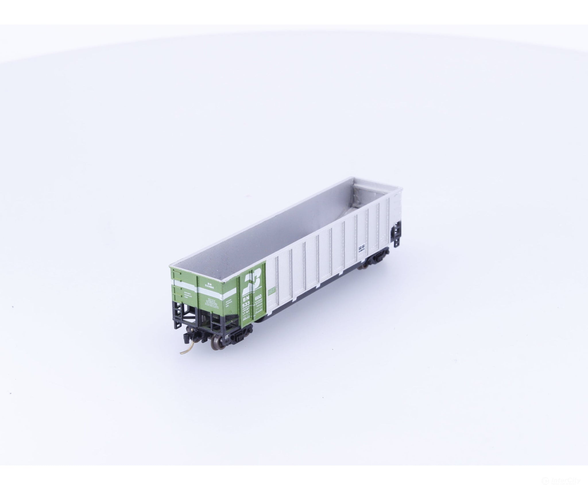Deluxe Innovations 12040 N Twin Tub Coal Gondola Burlington Northern (BN) 533660 - Freight Cars