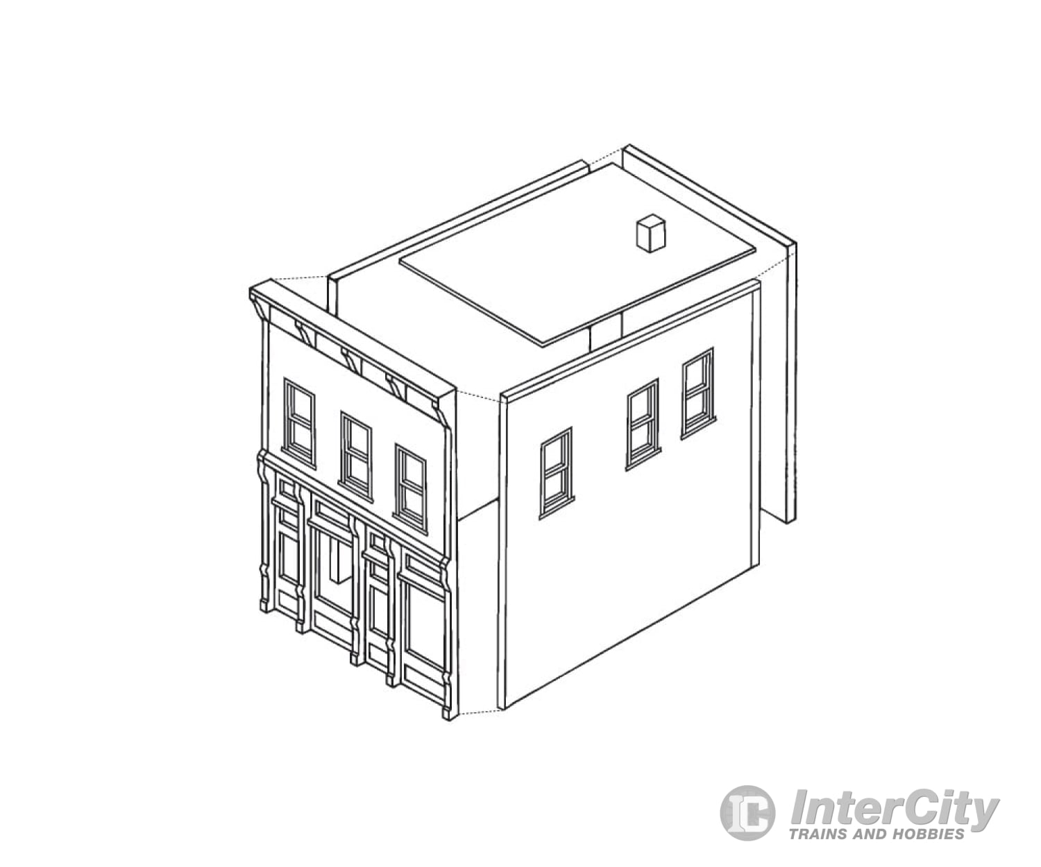 Design Preservation Models 10500 Skip’s Chicken & Ribs - Ho Scale Structures