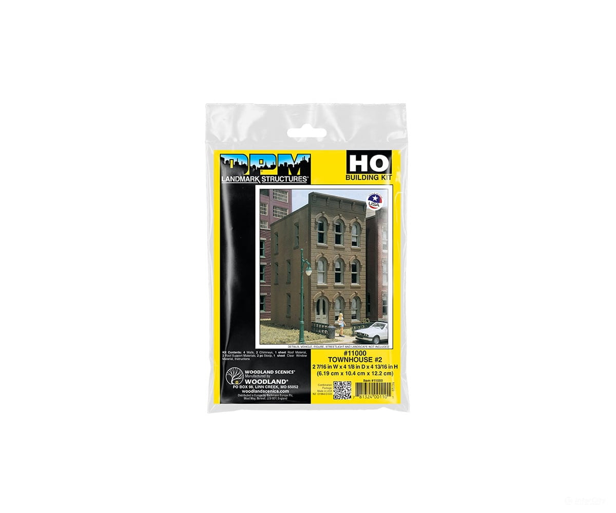 Design Preservation Models 11000 Townhouse #2 Ho Scale Structures