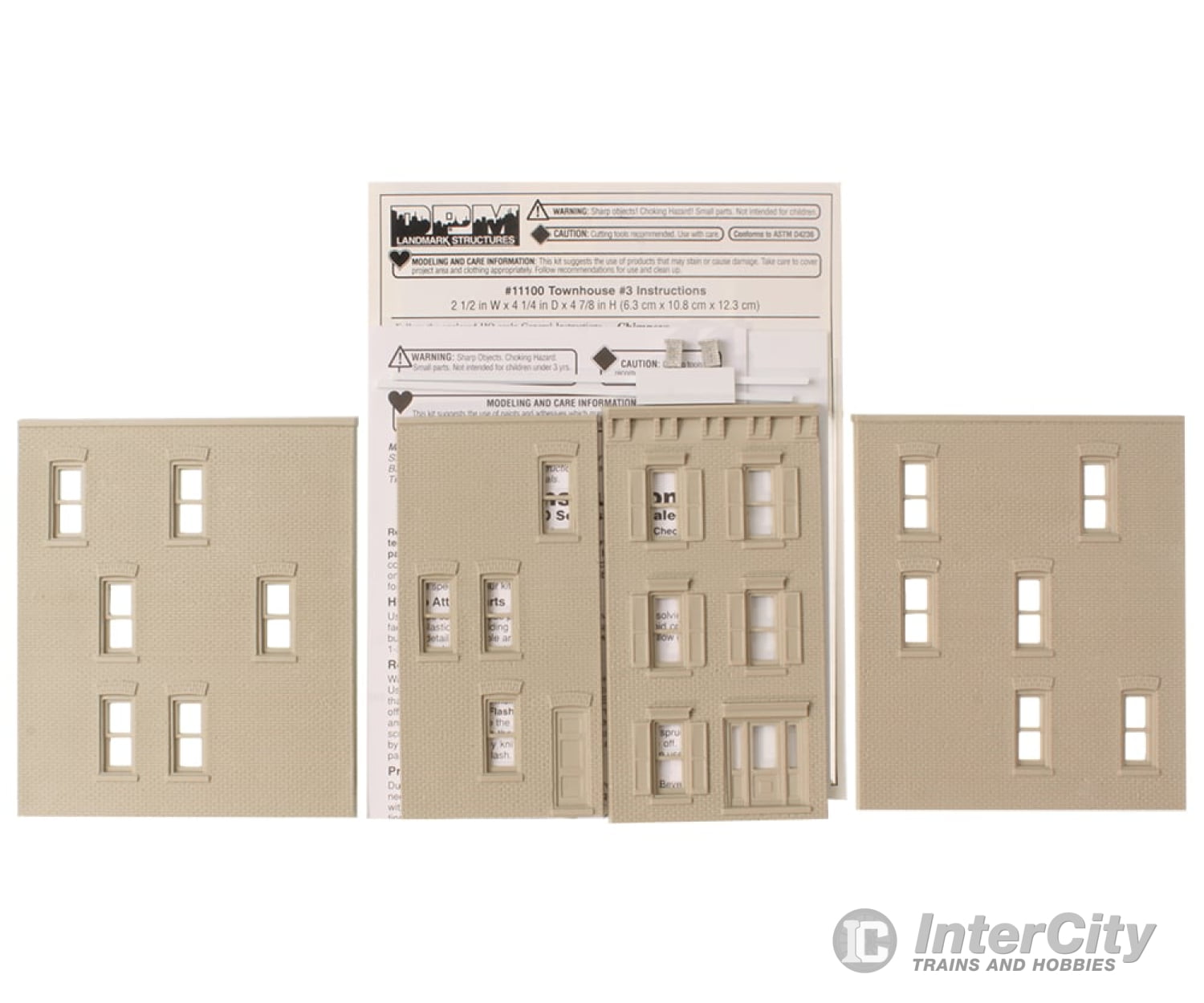 Design Preservation Models 11100 Townhouse #3 Ho Scale Structures