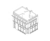 Design Preservation Models 11500 The Other Corner Cafe - Ho Scale Structures