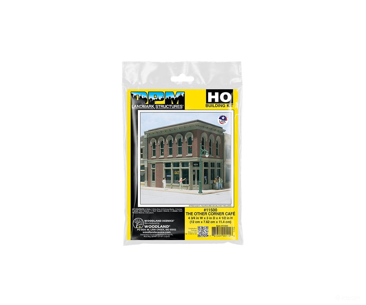 Design Preservation Models 11500 The Other Corner Cafe - Ho Scale Structures
