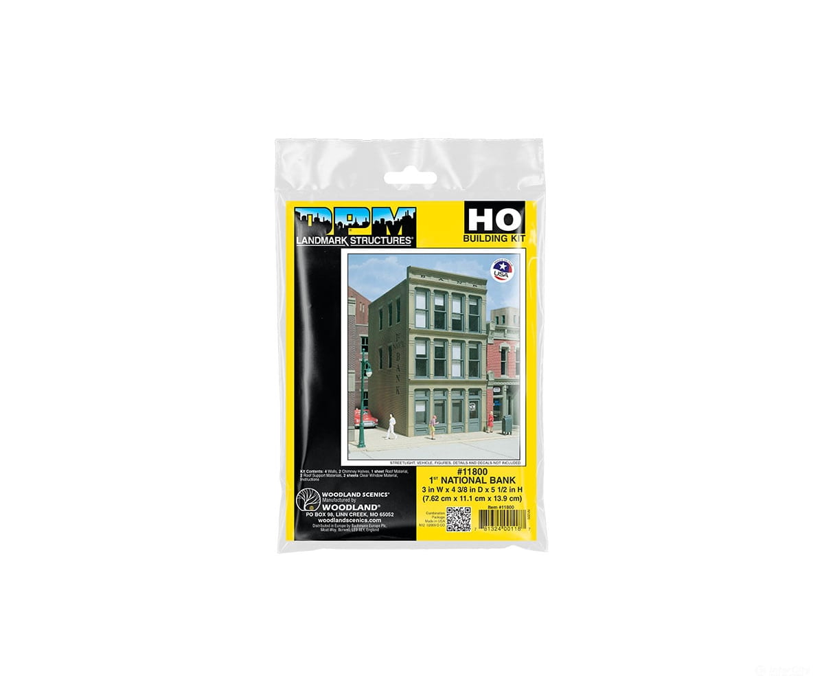 Design Preservation Models 11800 1St National Bank - Ho Scale Structures