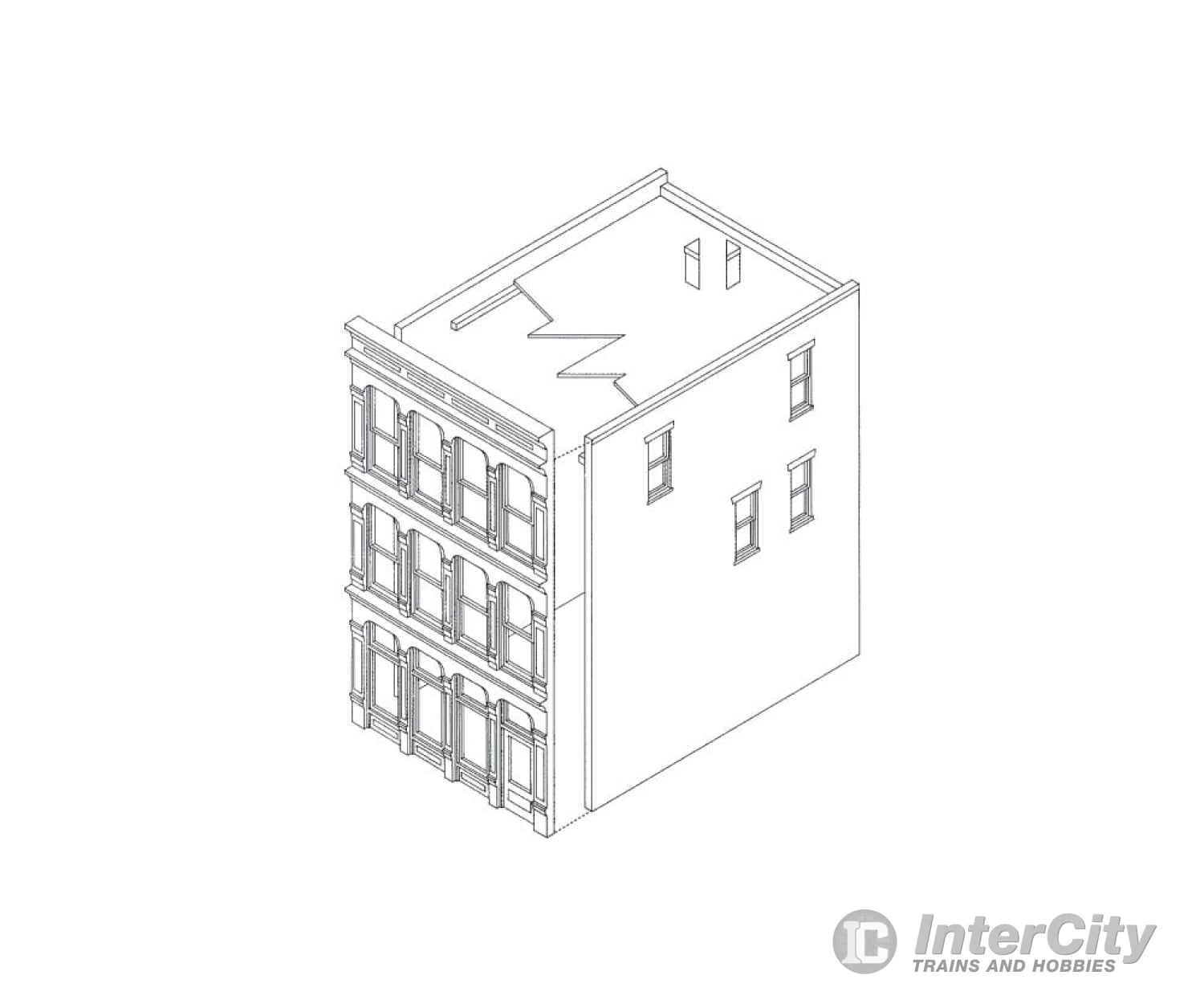 Design Preservation Models 11800 1St National Bank - Ho Scale Structures