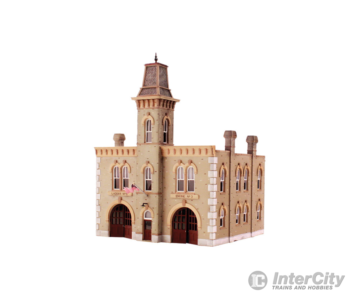 Design Preservation Models 12400 Fire Station No.3 - Ho Scale Structures