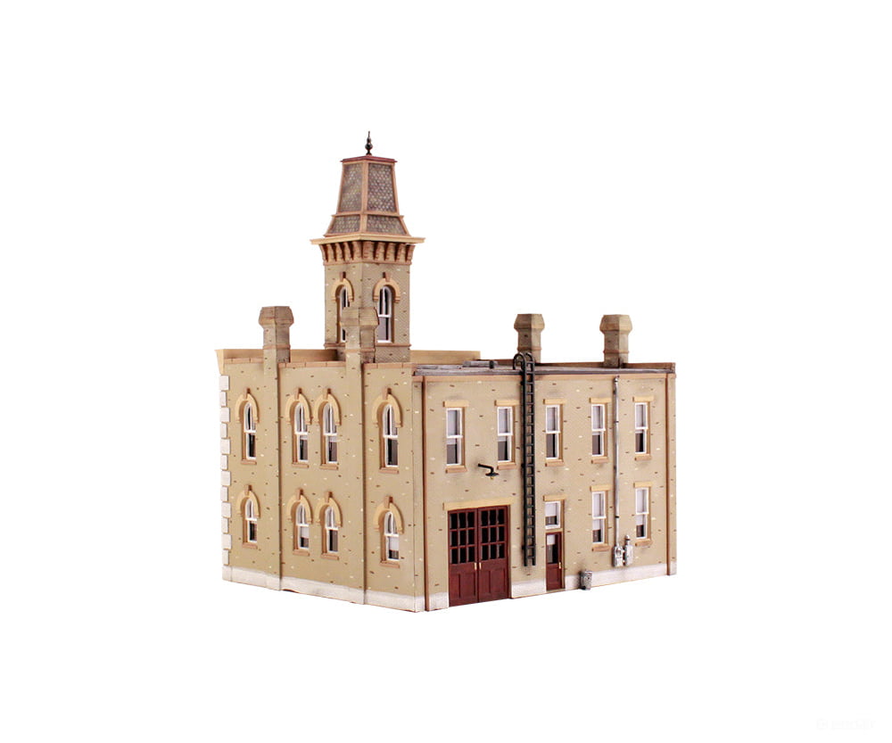Design Preservation Models 12400 Fire Station No.3 - Ho Scale Structures