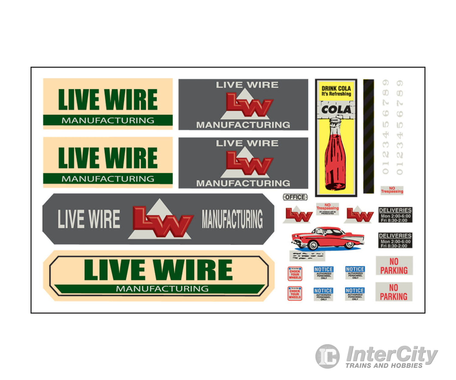 Design Preservation Models 12600 Live Wire Manufacturing - Ho Scale Structures