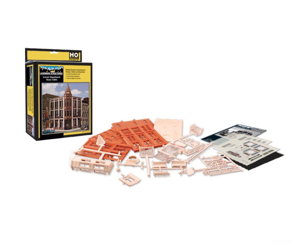 Design Preservation Models 12800 Corner Departmen Store - Ho Scale Structures