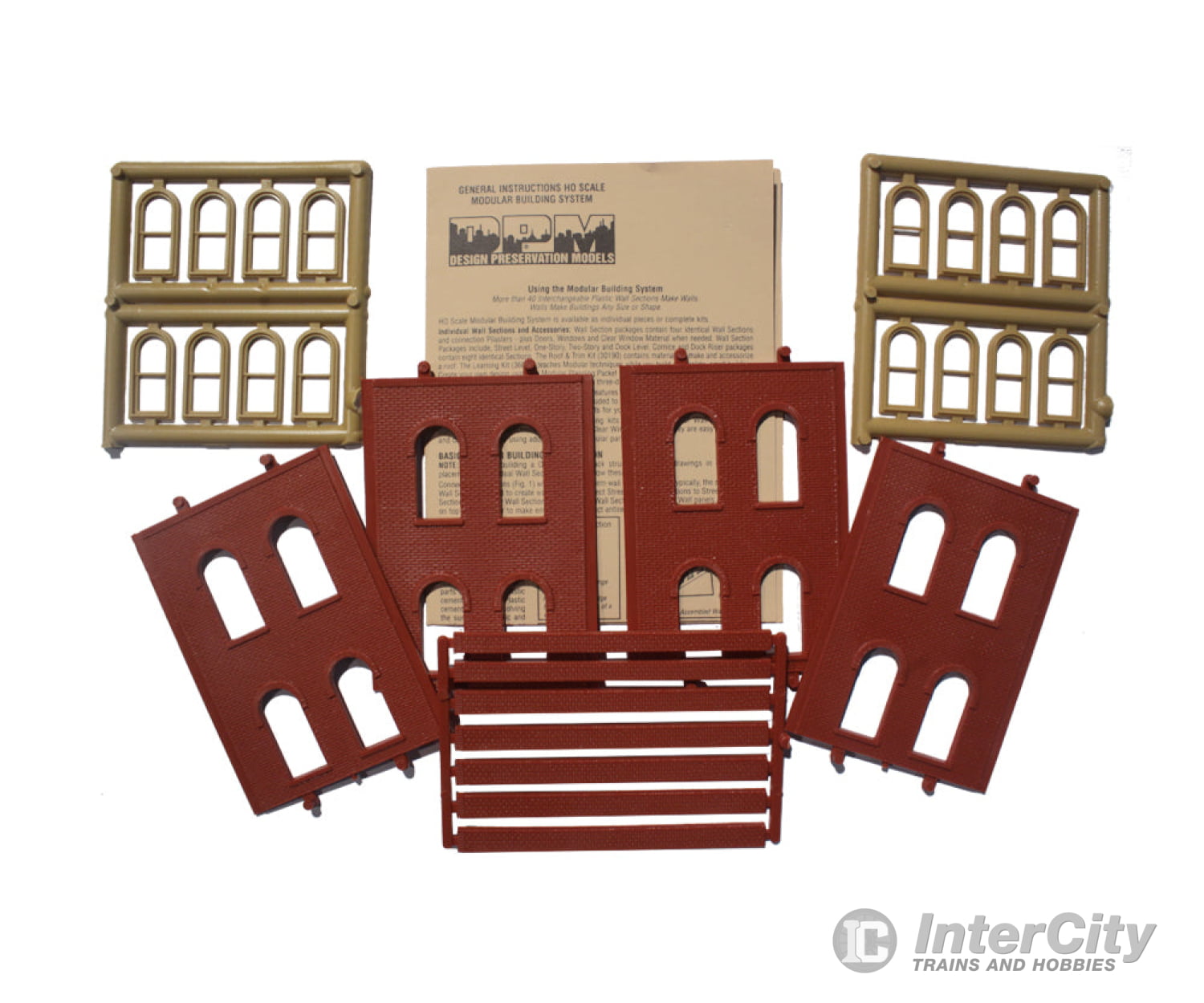 Design Preservation Models 30108 2Nd Story Arched 4 Window Ho Scale Structures