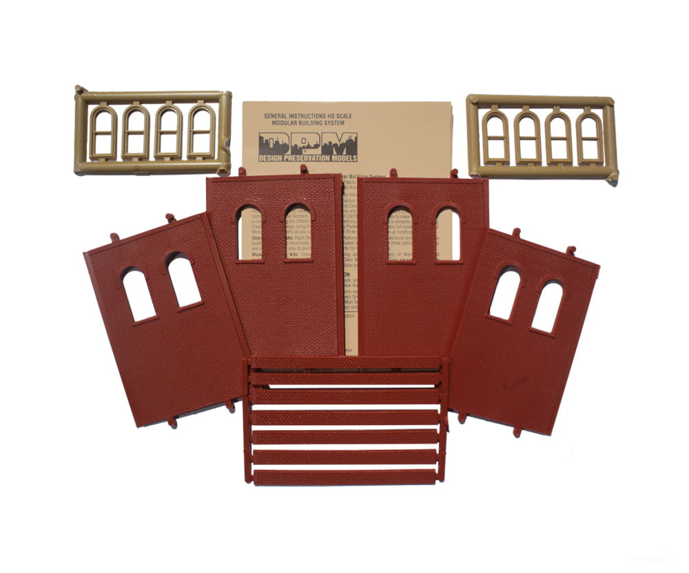 Design Preservation Models 30109 2Nd Story Upper Arched 2 Window Ho Scale Structures