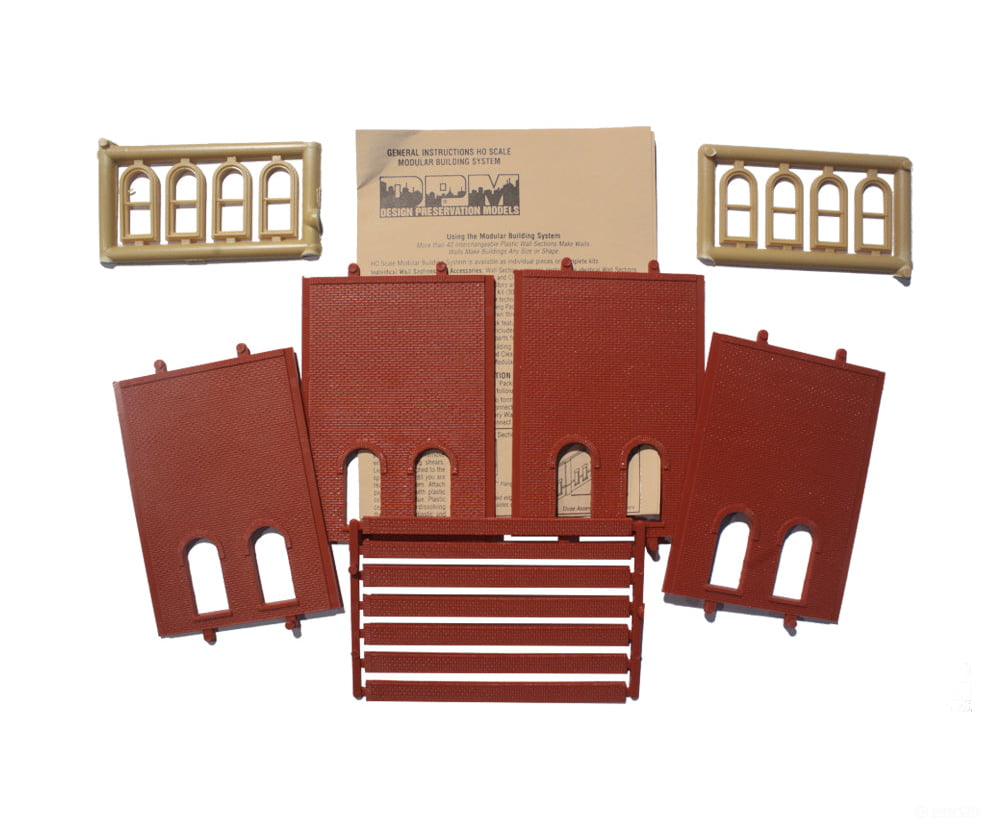 Design Preservation Models 30110 2Nd Story Lower Arched 2 Window Ho Scale Structures