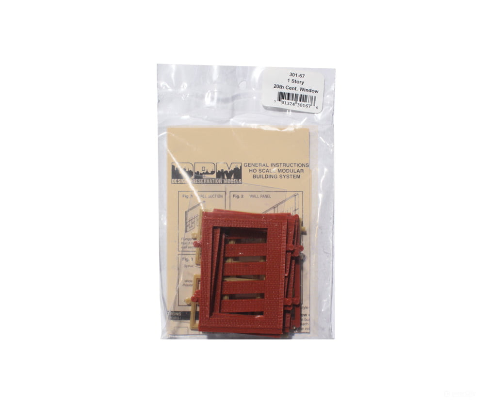 Design Preservation Models 30167 1St Story 20Th Century Window Ho Scale Structures