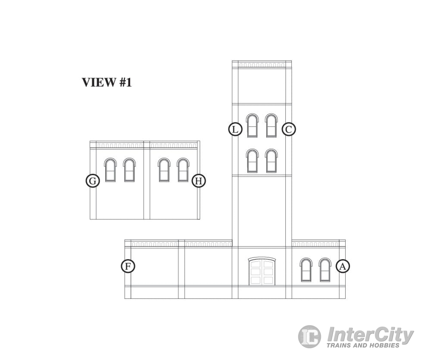 Design Preservation Models 35500 Tera Surplus Window Warehouse Ho Scale Structures