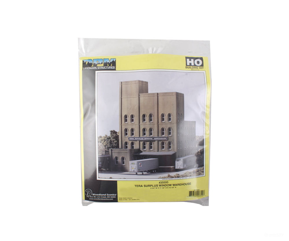 Design Preservation Models 35500 Tera Surplus Window Warehouse Ho Scale Structures
