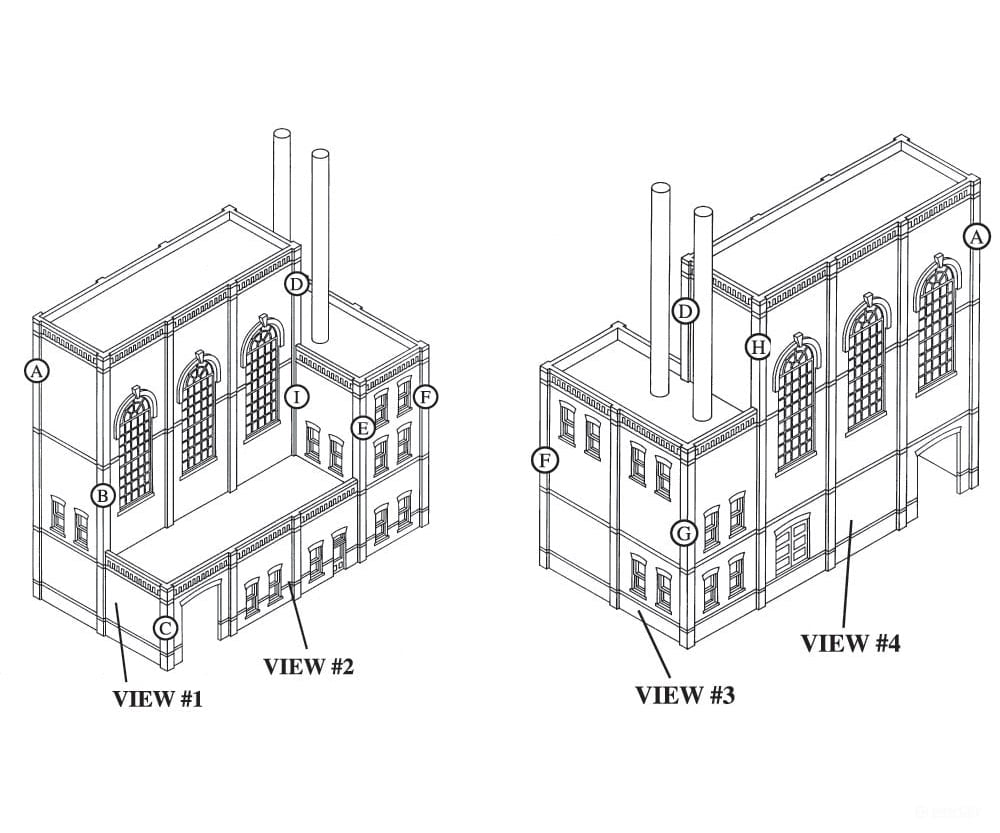 Design Preservation Models 35600 The Powerhouse Ho Scale Structures