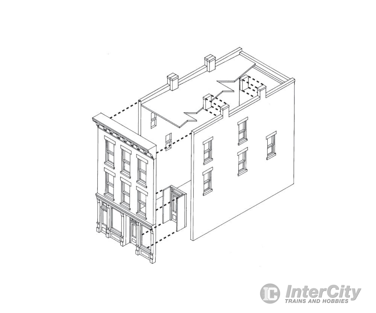 Design Preservation Models 50100 Bruce’s Bakery N Scale Structures