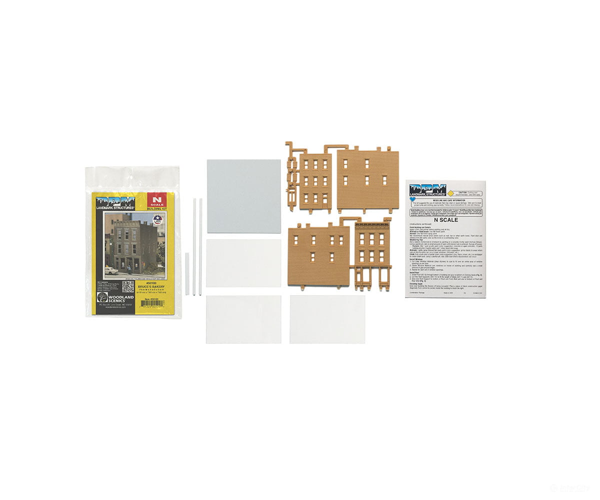Design Preservation Models 50100 Bruce’s Bakery N Scale Structures
