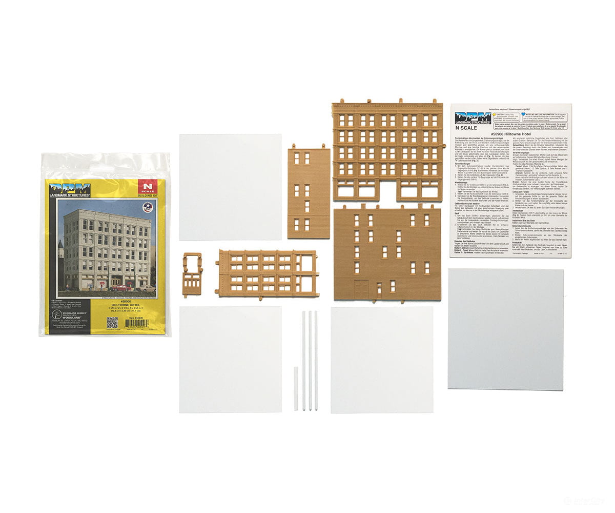 Design Preservation Models 50900 Hilltowne Hotel N Scale Structures