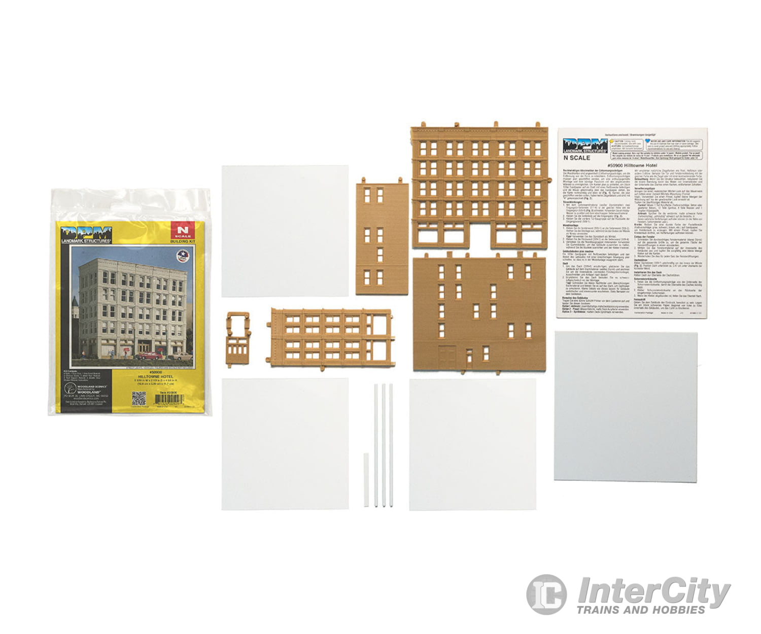 Design Preservation Models 50900 Hilltowne Hotel N Scale Structures