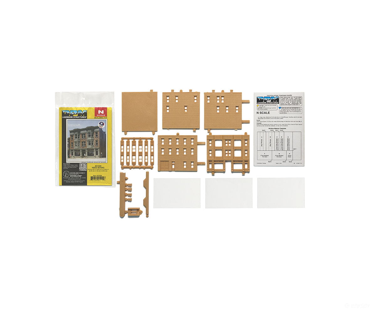 Design Preservation Models 51500 Reed Books N Scale Structures