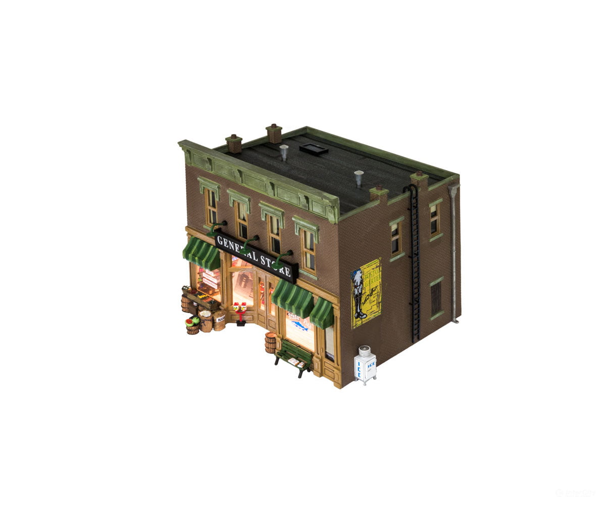 Design Preservation Models 5841 Lubener’s General Store (Lit) O Scale Structures