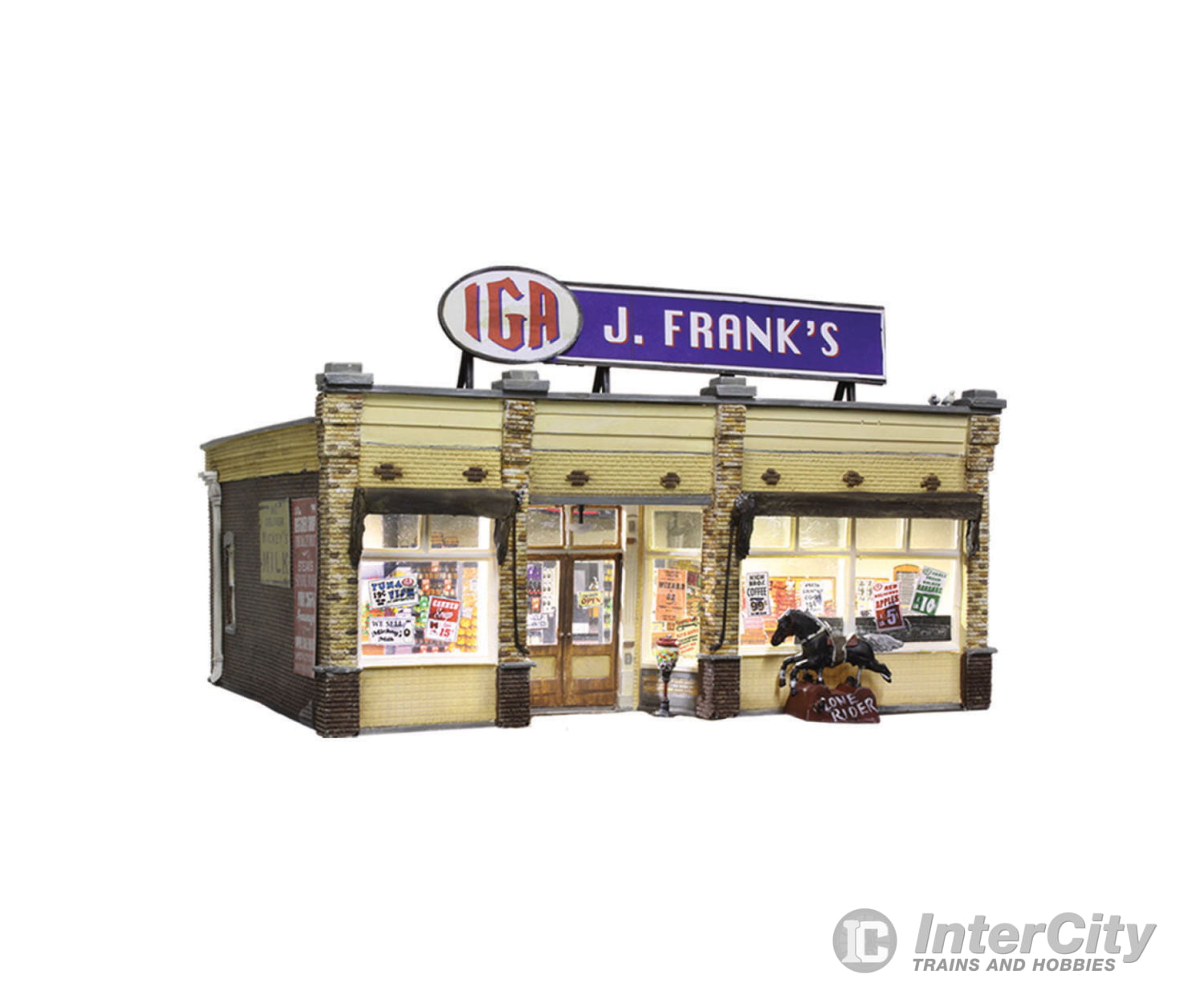 Design Preservation Models 5851 J. Franks Grocery (Lit) O Scale Structures